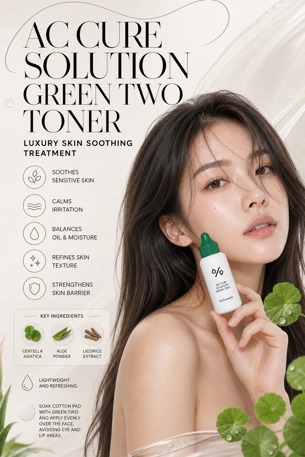 AC Cure Solution Green Two Toner | Dr. Ceuracle | Dr. Ceuracle AC Cure Solution Green Toner | Artisanal Luxury