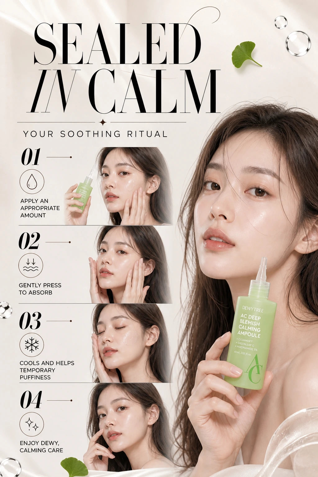 AC Deep Blemish Calming Ampoule | DEWYTREE | DEWYTREE AC Deep Blemish Calming Serum - Couture Luxury