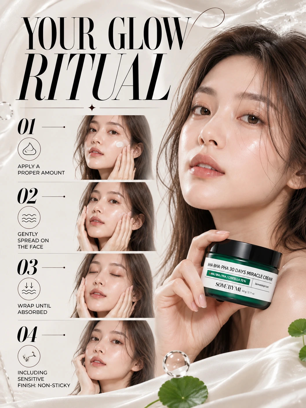 AHA-BHA-PHA 30 Days Miracle Cream 60g | SOME BY MI | SOME BY MI AHA-BHA-PHA Miracle Cream - Artisanal Luxury Cream