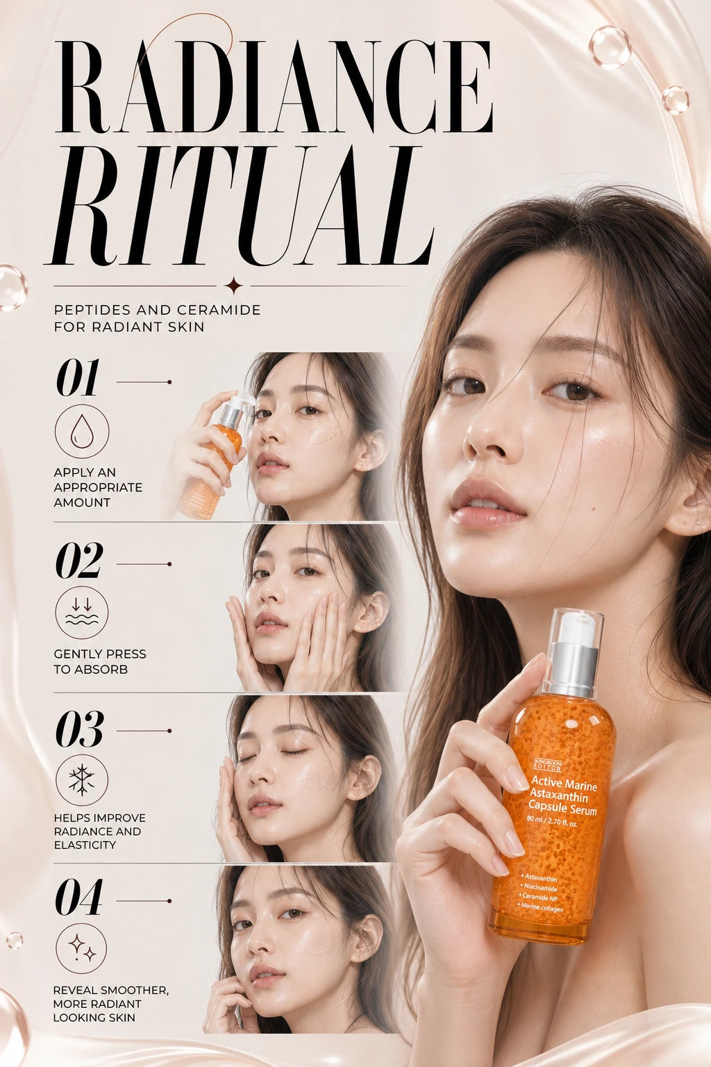 Active Marine Astaxanthin Capsule Serum 80ml | Sungboon Editor | Sungboon Editor Luxury Astaxanthin Capsule Serum
