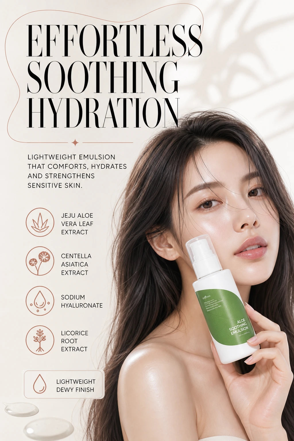 Aloe Soothing Emulsion 120ml | ISNTREE | ISNTREE Aloe Soothing Emulsion - Handcrafted Luxury Cream
