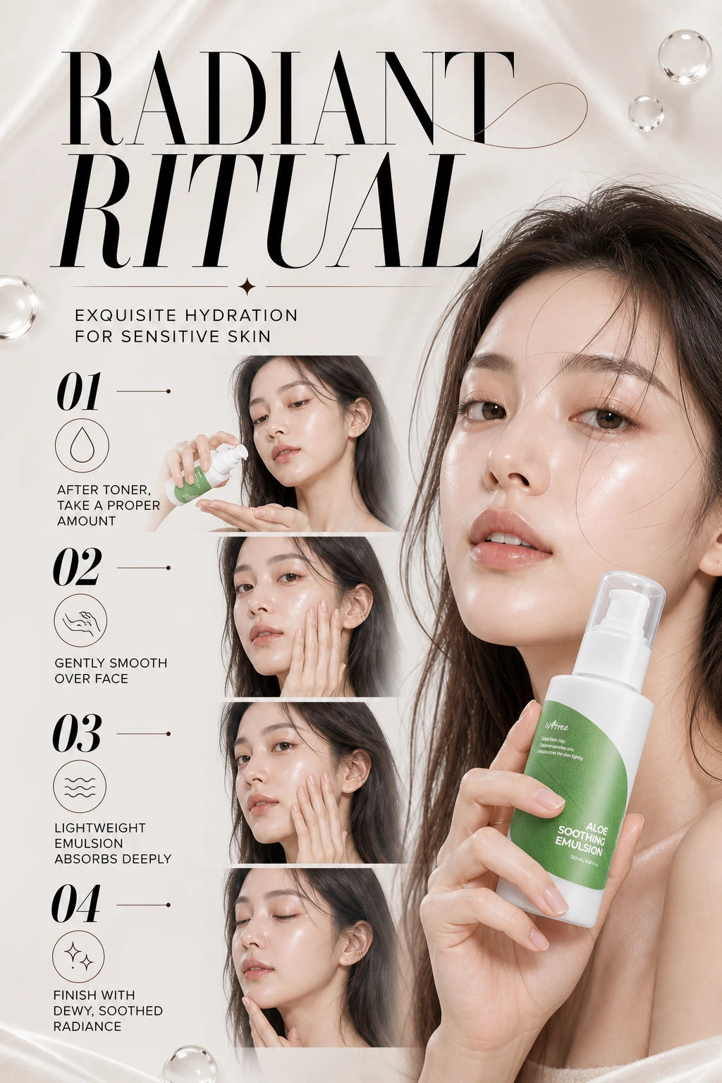 Aloe Soothing Emulsion 120ml | ISNTREE | ISNTREE Aloe Soothing Emulsion - Artisanal Hydration Cream