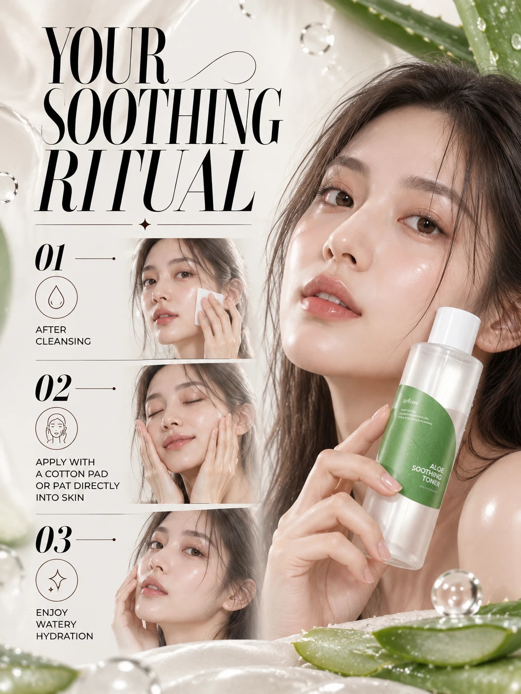 Aloe Soothing Toner 200ml | ISNTREE | ISNTREE Aloe Soothing Toner – Artisanal Hydrating Essence