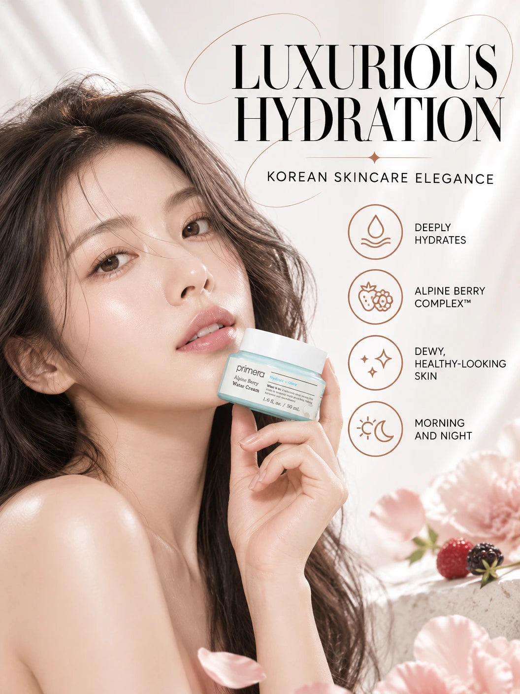 Alpine Berry Watery Cream 50ml | Primera | Primera Alpine Berry Watery Cream - Artisanal Hydration Luxe