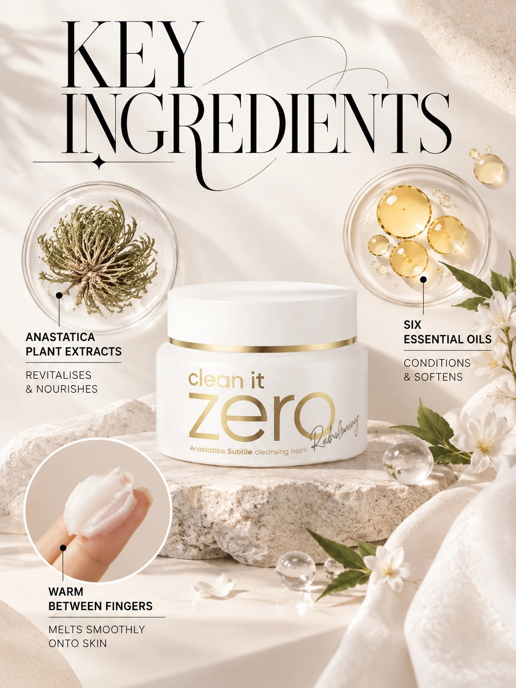 Anastatica Subtile Revitalising Cleansing Balm | Banila Co | Banila Co Cleansing Balm - Artisanal Luxury for Radiance