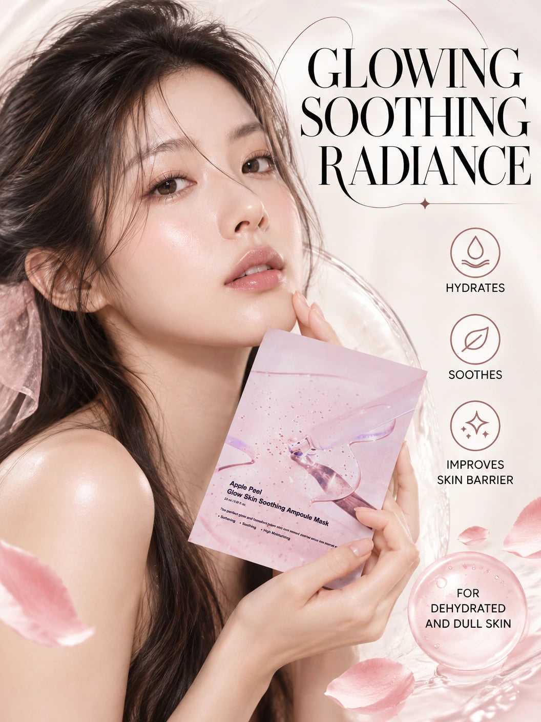 Apple Peel Glow Skin Soothing Ampoule Mask 23ml*1ea | Sungboon Editor | Sungboon Editor Apple Peel Ampoule Mask 23ml | Hydrating