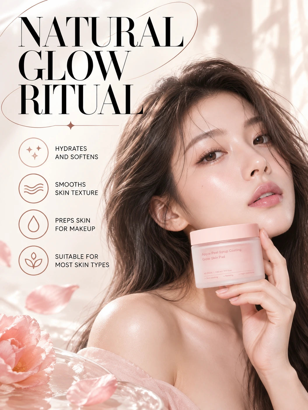 Apple Peel Syrup Coating Glow Skin Pad 40 Sheets 230ml | Sungboon Editor | Sungboon Editor Apple Peel Glow Skin Pads 40 Sheets
