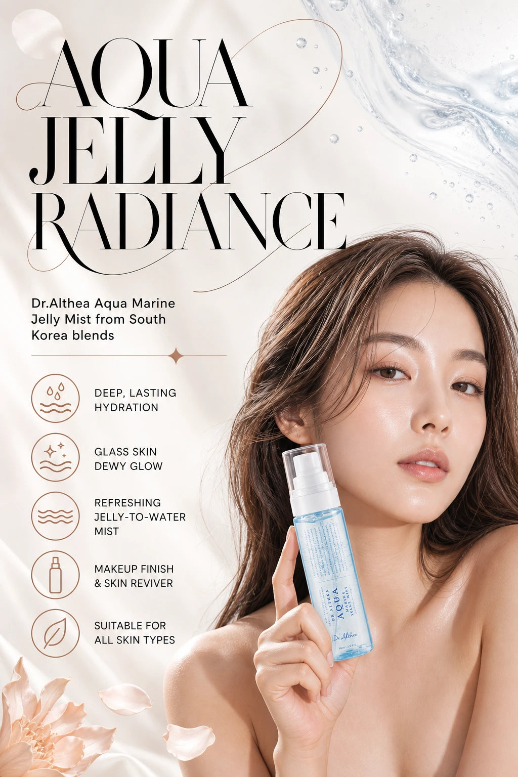 Aqua Marine Jelly Mist 100ml | Dr.Althea | Dr.Althea Aqua Marine Jelly Mist – Hydrating Glow Care