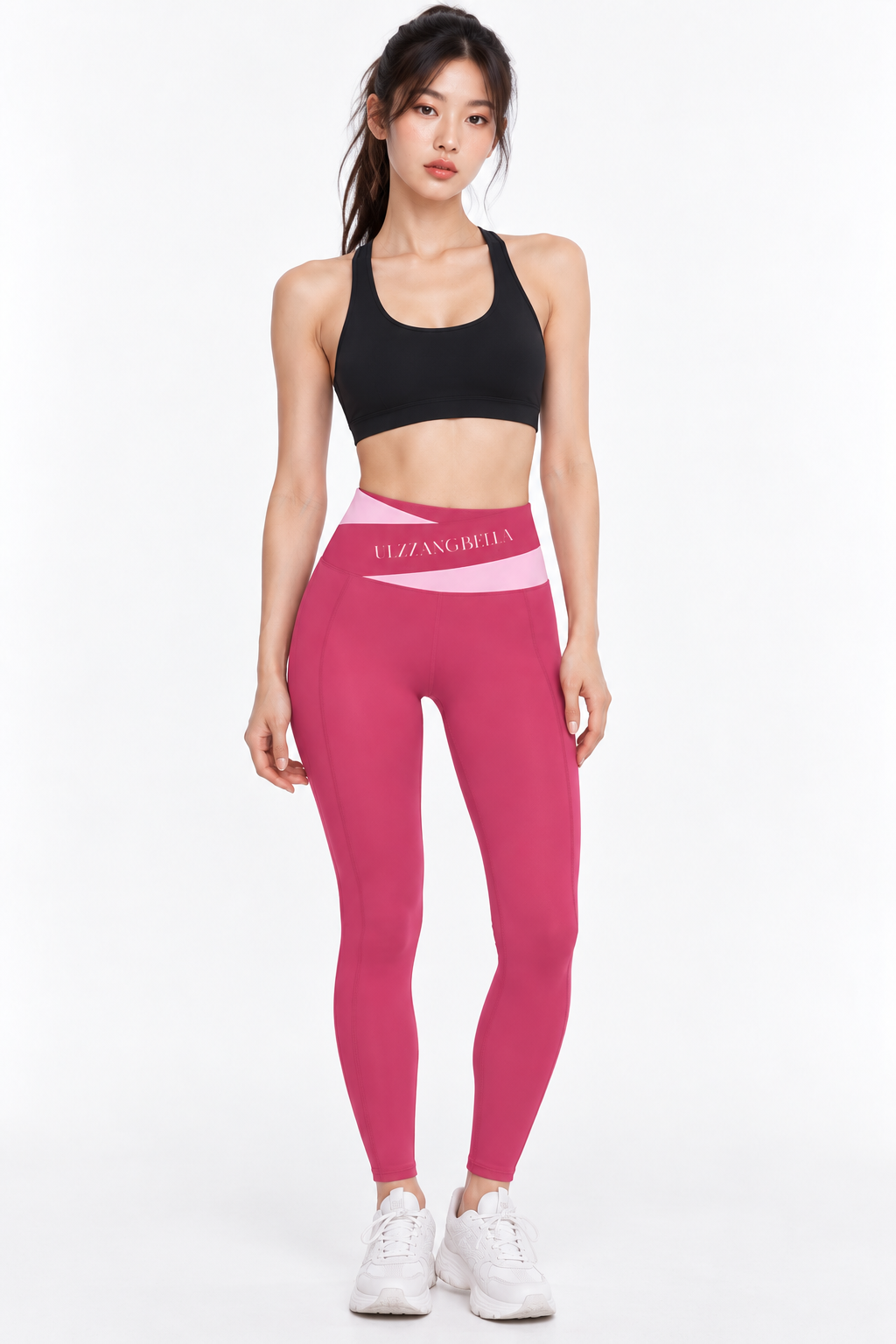 Color Block Sculpt High Waisted Yoga Leggings | ULZZANG BELLA