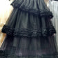Layered Delight Mesh Skirt: Elastic Waist Irregular Cake Skirt | ULZZANG BELLA
