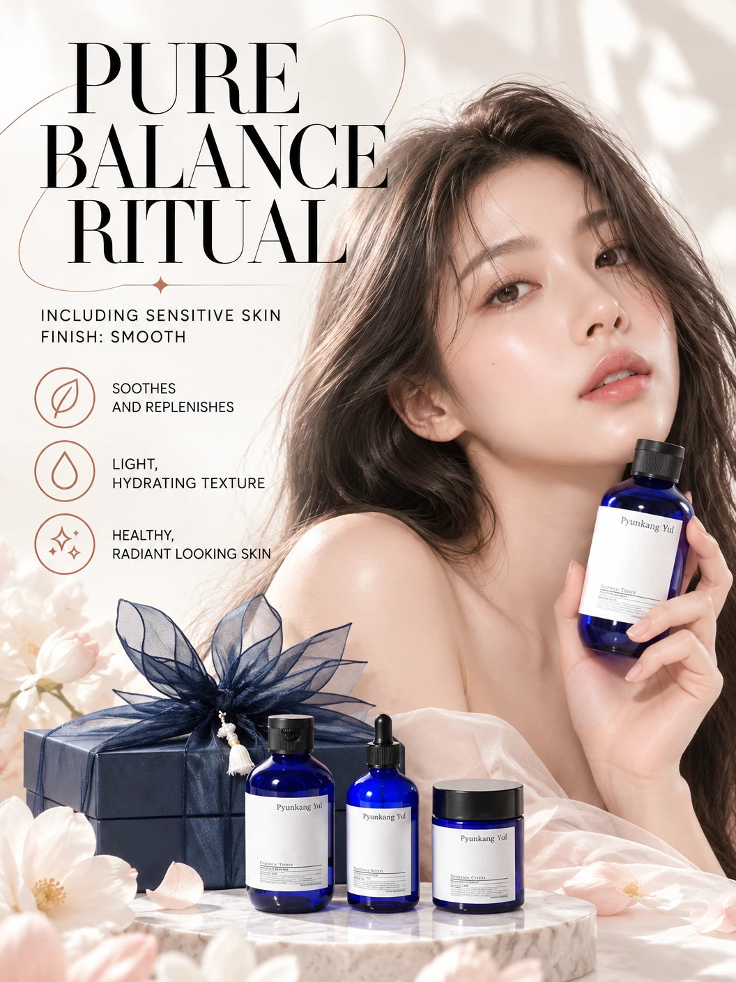 Basic Line Gift Set 200ml+100ml*2 | Pyunkang Yul | Pyunkang Yul Essence Toner - Artisanal Luxury Skincare