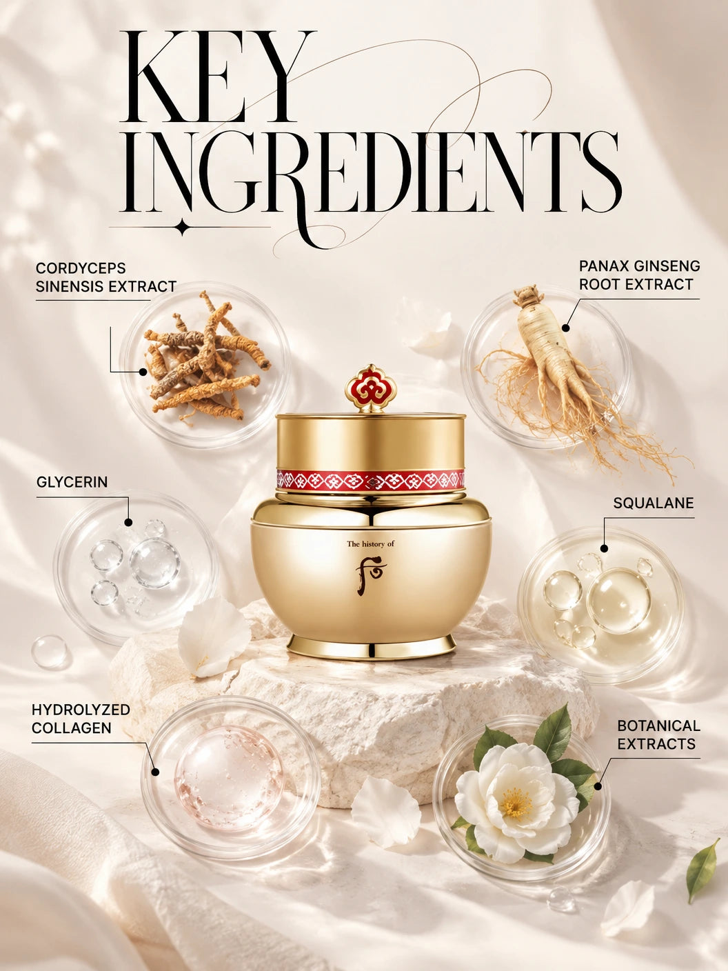 Bichup Ja Yoon Cream for Luminous, Youthful Glass Skin | The History of Whoo | The History of Whoo Bichup Ja Yoon Cream – Artisanal Glow
