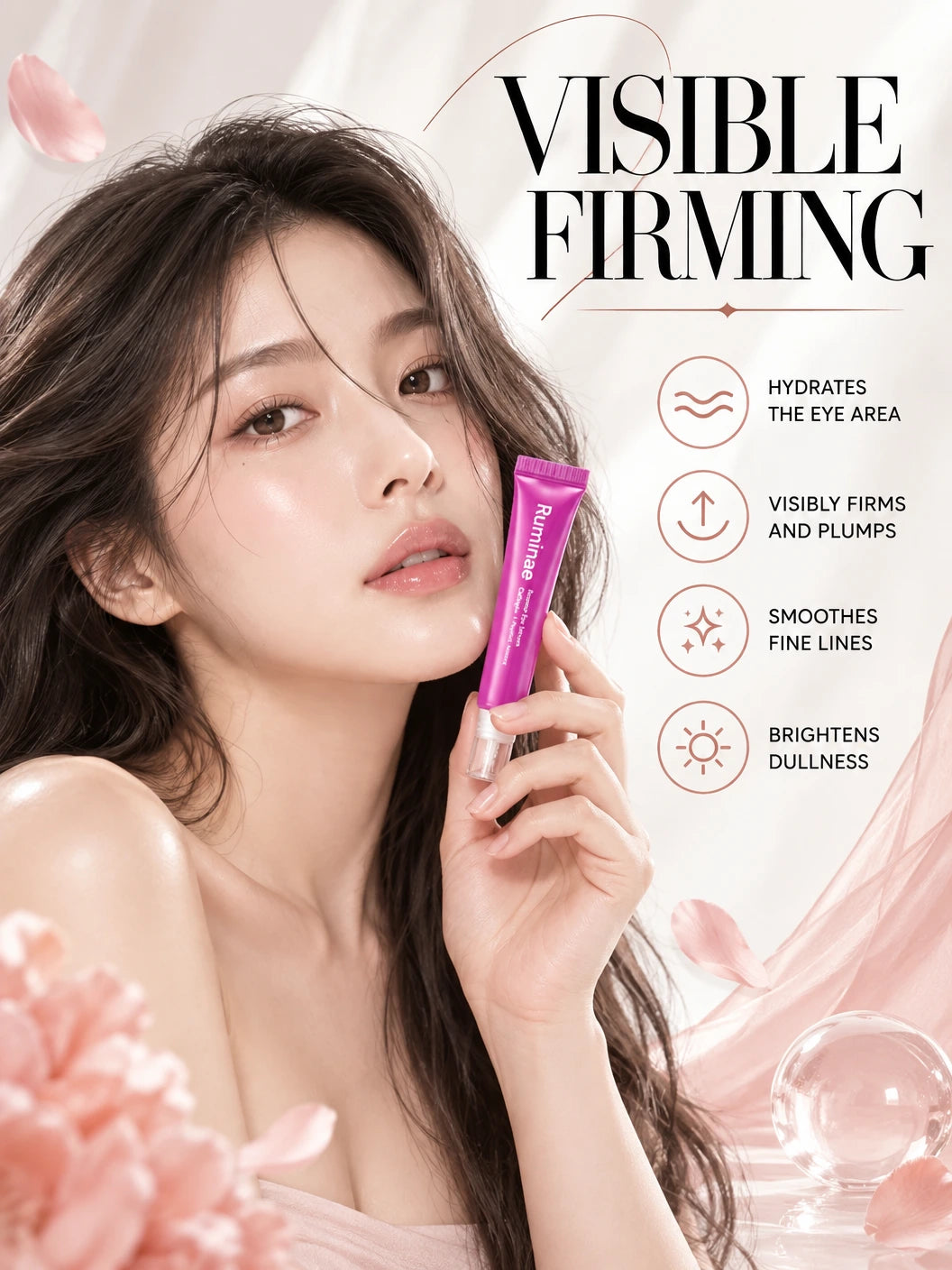 Bouncy Eye Serum 30ml | Ruminae | Ruminae Luxury Bouncy Collagen Peptide Eye Serum 30ml