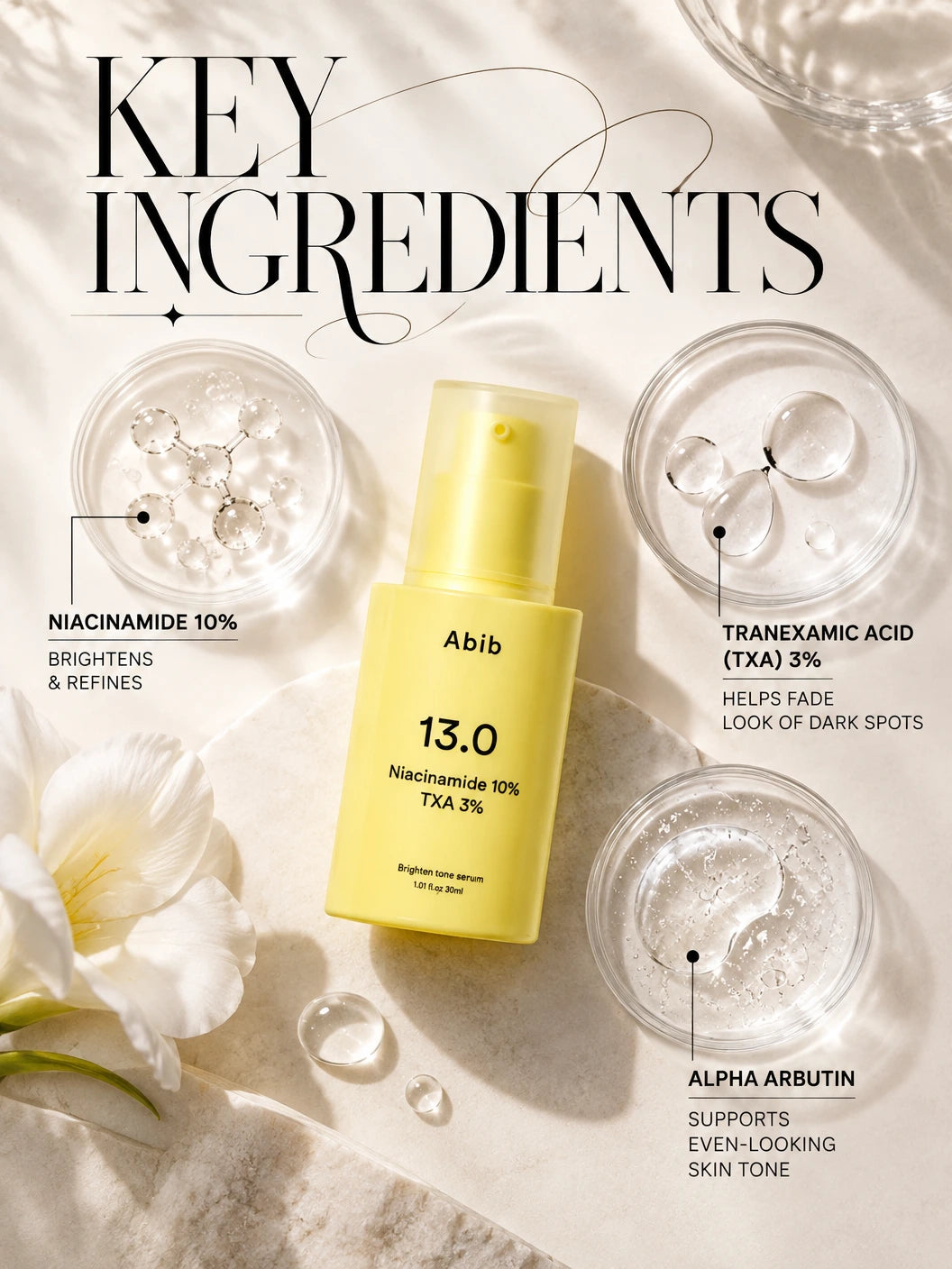 Bright force serum 13.0 pump 30ml | Abib | Abib Bright Force Serum 13.0 – Dark Spot & TXA Serum