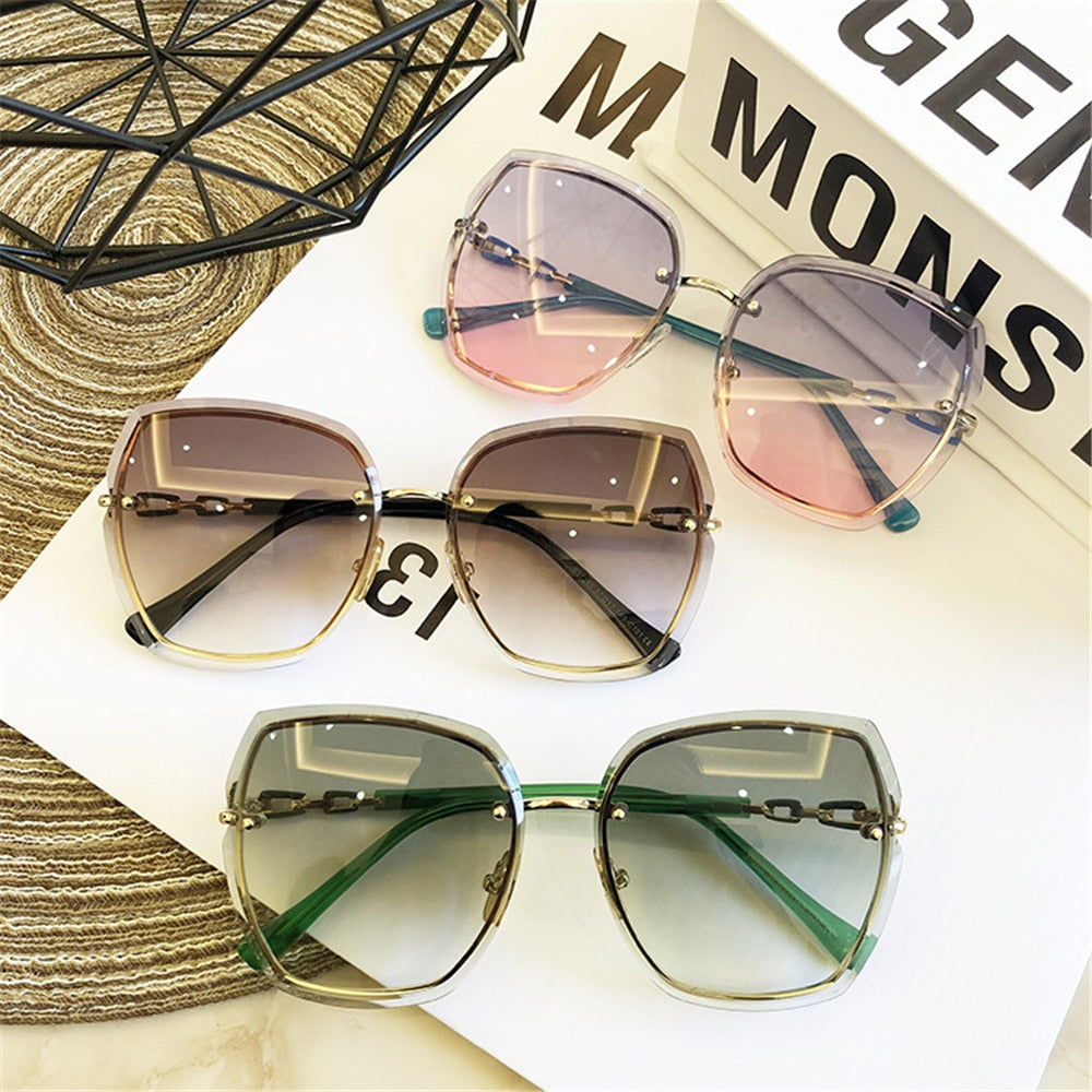 Vintage Square Polarized Sunglasses: Stylish Eyewear for Women | ULZZANG BELLA