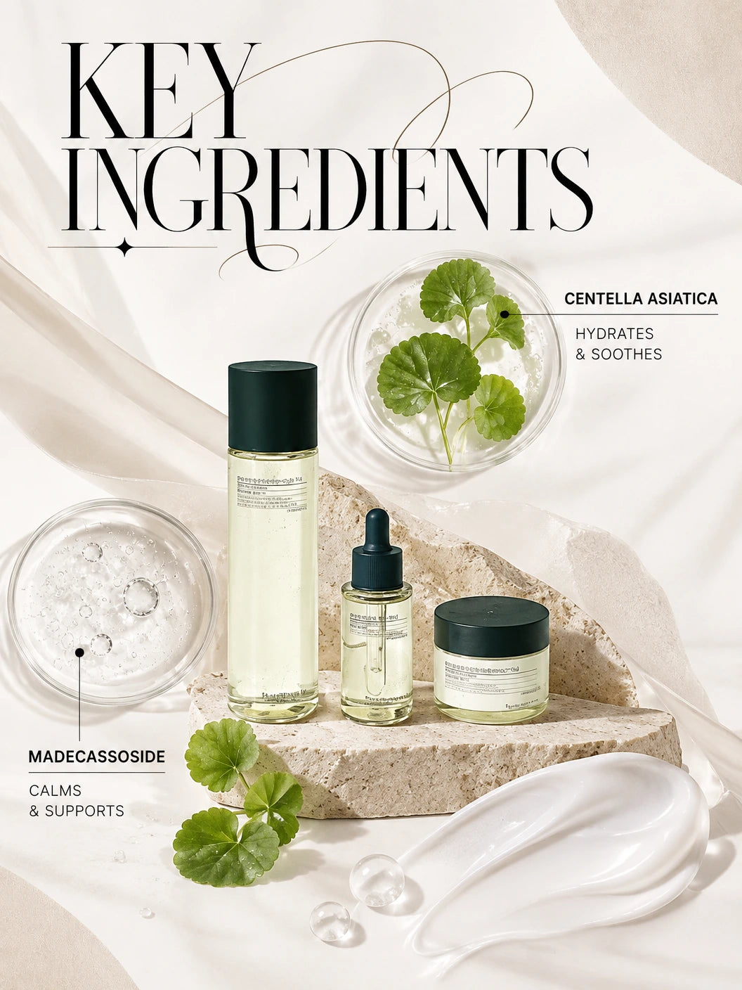 Calming Line Gift Set 150ml+50ml+30ml | Pyunkang Yul | Pyunkang Yul Calming Moisture Cream - Artisanal Luxury Hydration