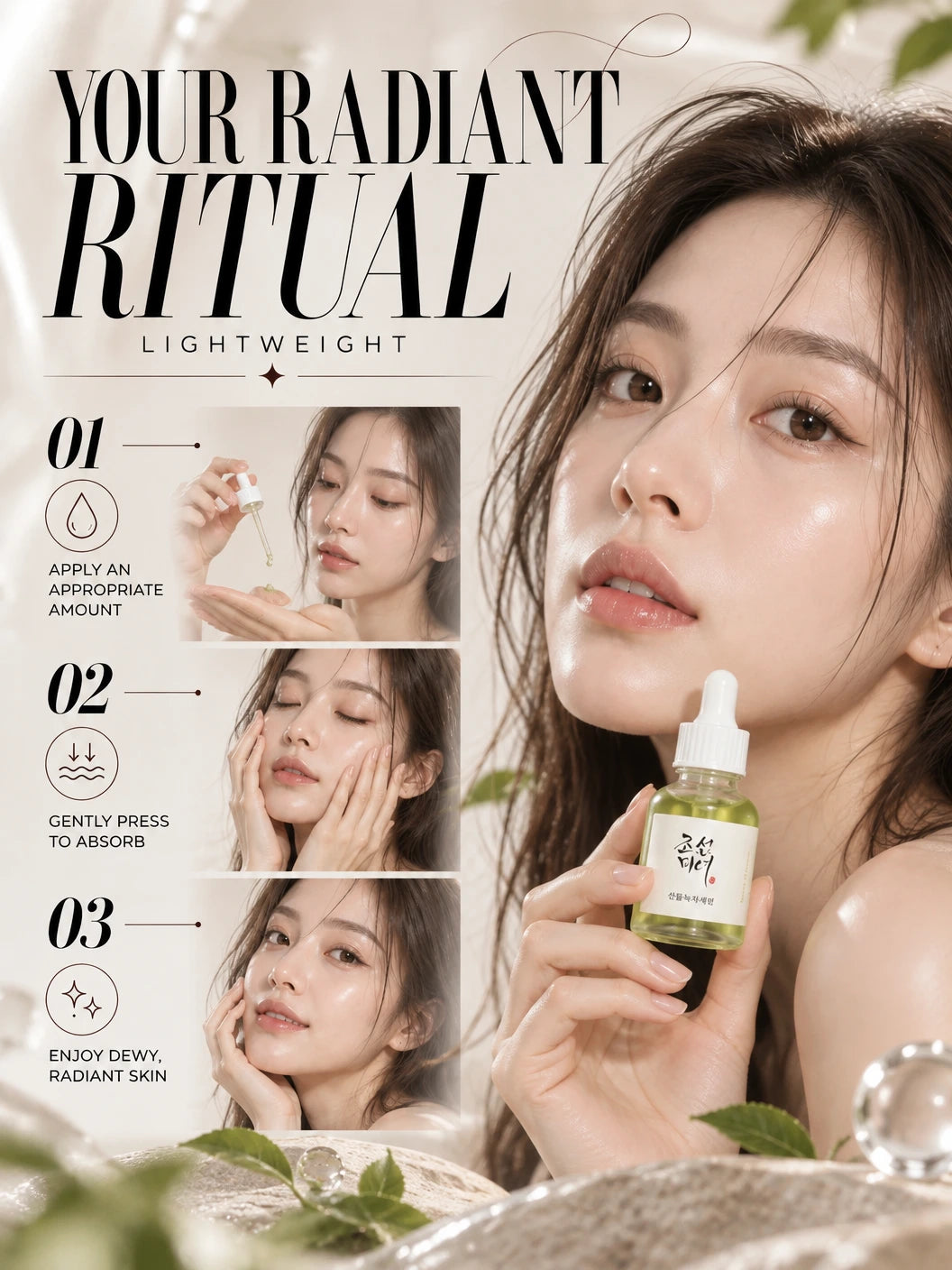 Calming Radiance Serum with Green Tea & Mugwort | Beauty of Joseon | Beauty of Joseon Calming Radiance Serum - Artisanal Luxury