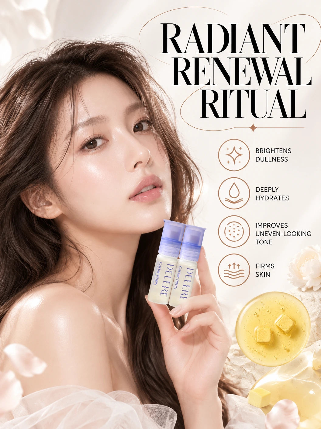 Caviar PDRN VITA Boost Shot Serum (Double Set) 15ml*2ea | DELERE | DELERE Caviar PDRN VITA Serum – Vitamin C Double Set