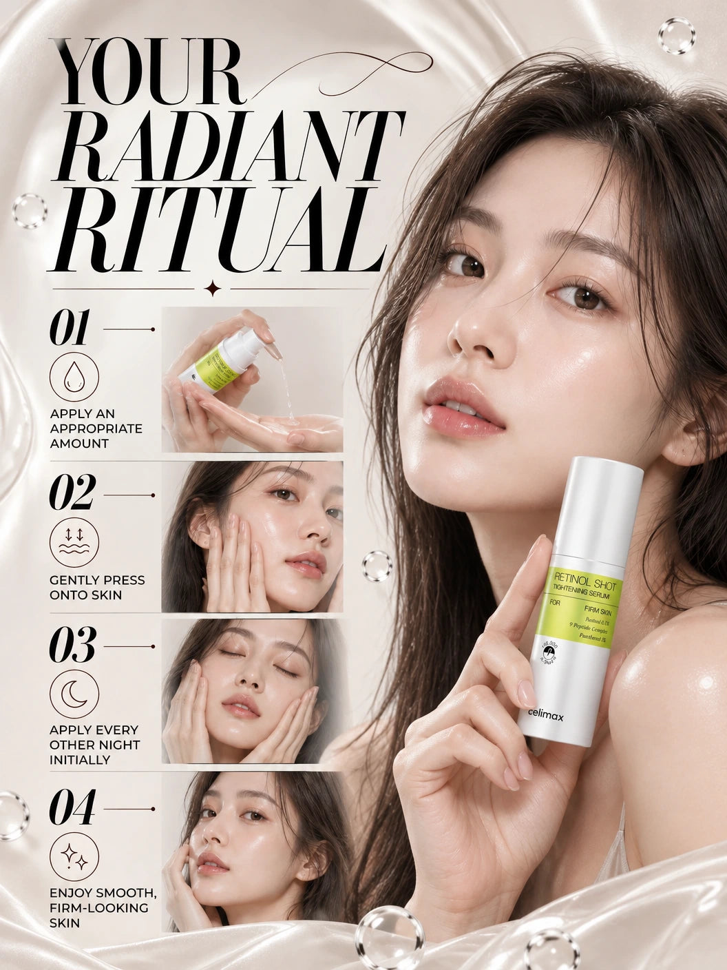 Celimax Vita-A Retinol Shot Tightening Serum | Luxury Anti-Aging Essence | Celimax Vita-A Retinol Serum - Couture Anti-Aging Essence