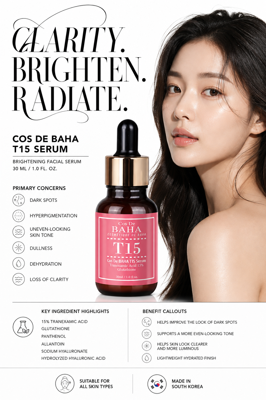 T15 Serum 30ml | COS DE BAHA