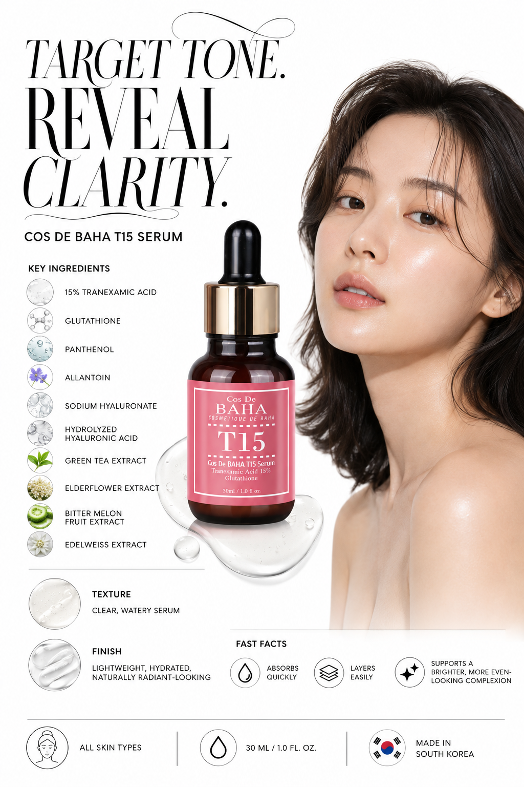 T15 Serum 30ml | COS DE BAHA