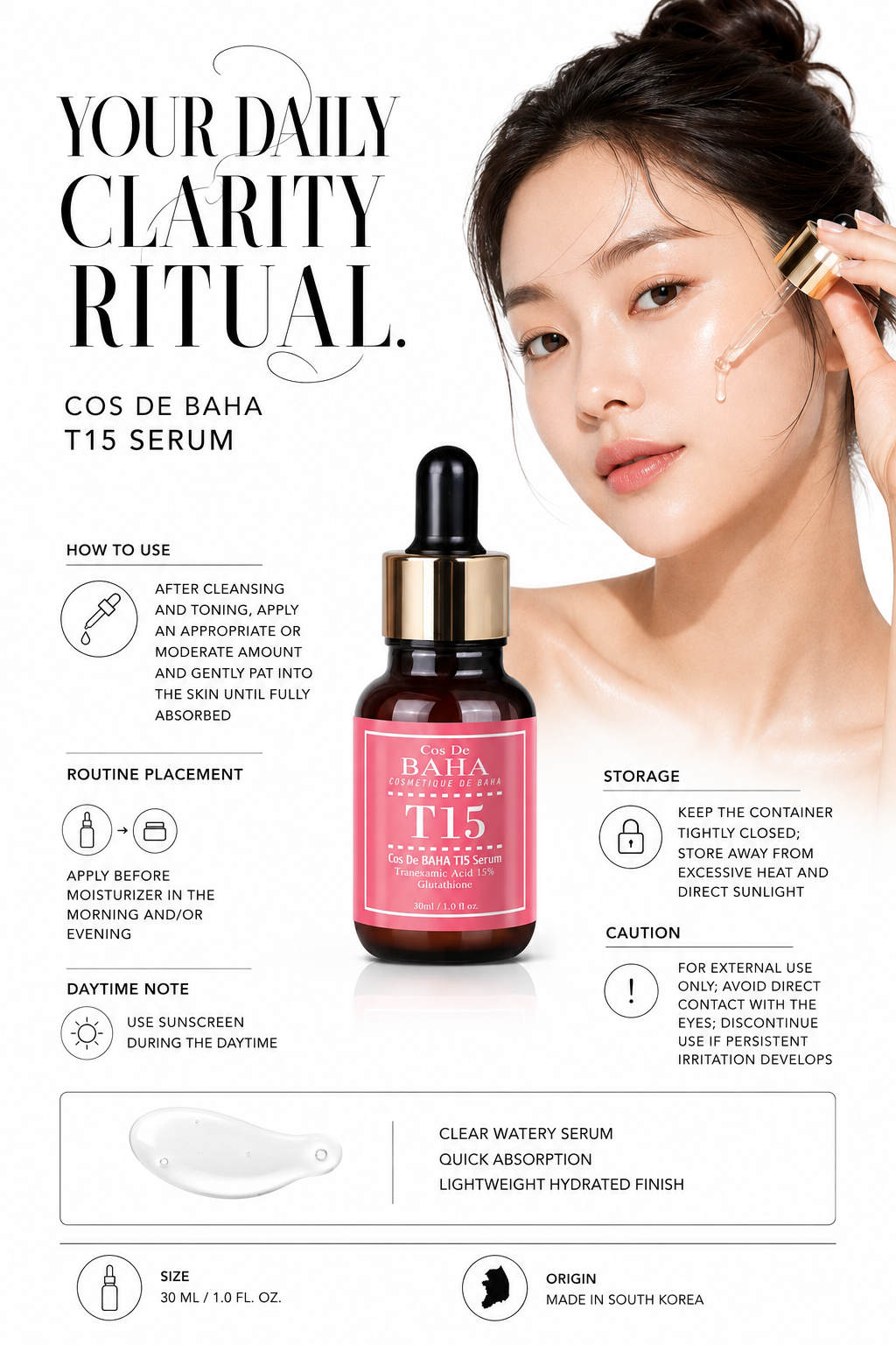 T15 Serum 30ml | COS DE BAHA