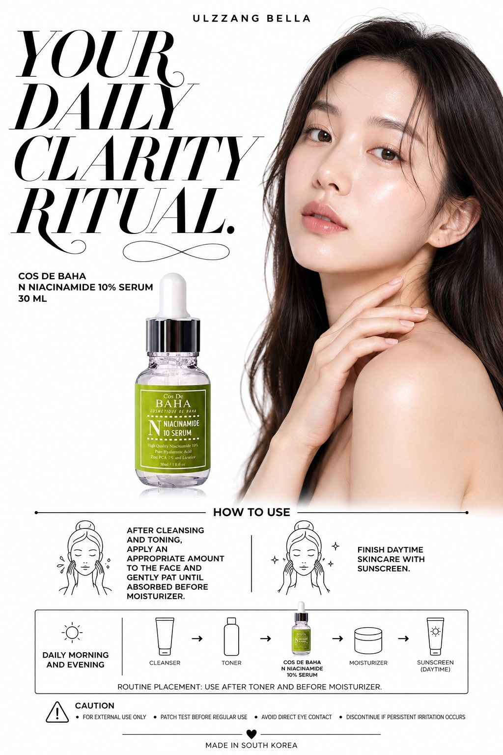 N Niacinamide 10% Serum 30ml | COS DE BAHA