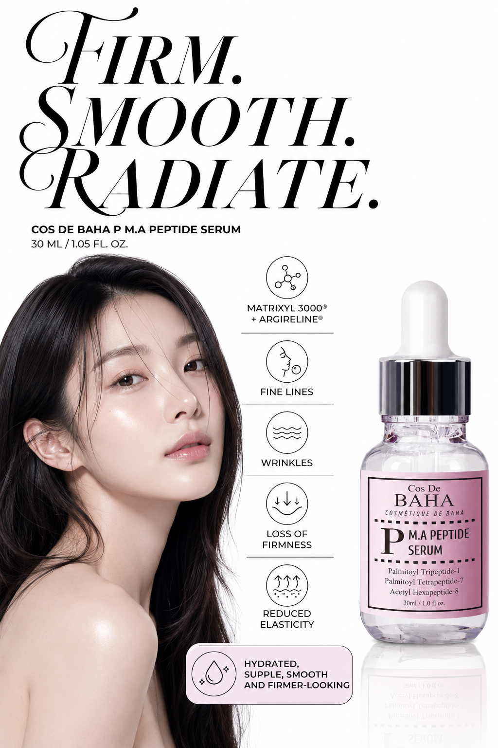 P M.A Peptide Serum 30ml | COS DE BAHA