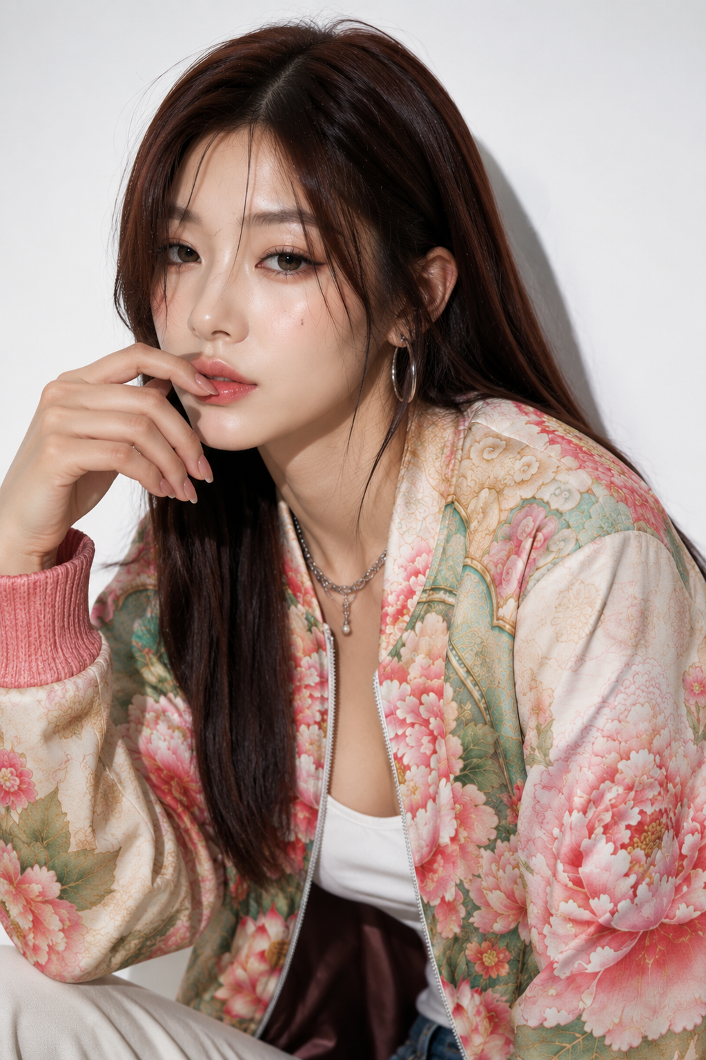 ULZZANG BELLA Joseon Hanbok Bomber Jacket - Elevate Your Style