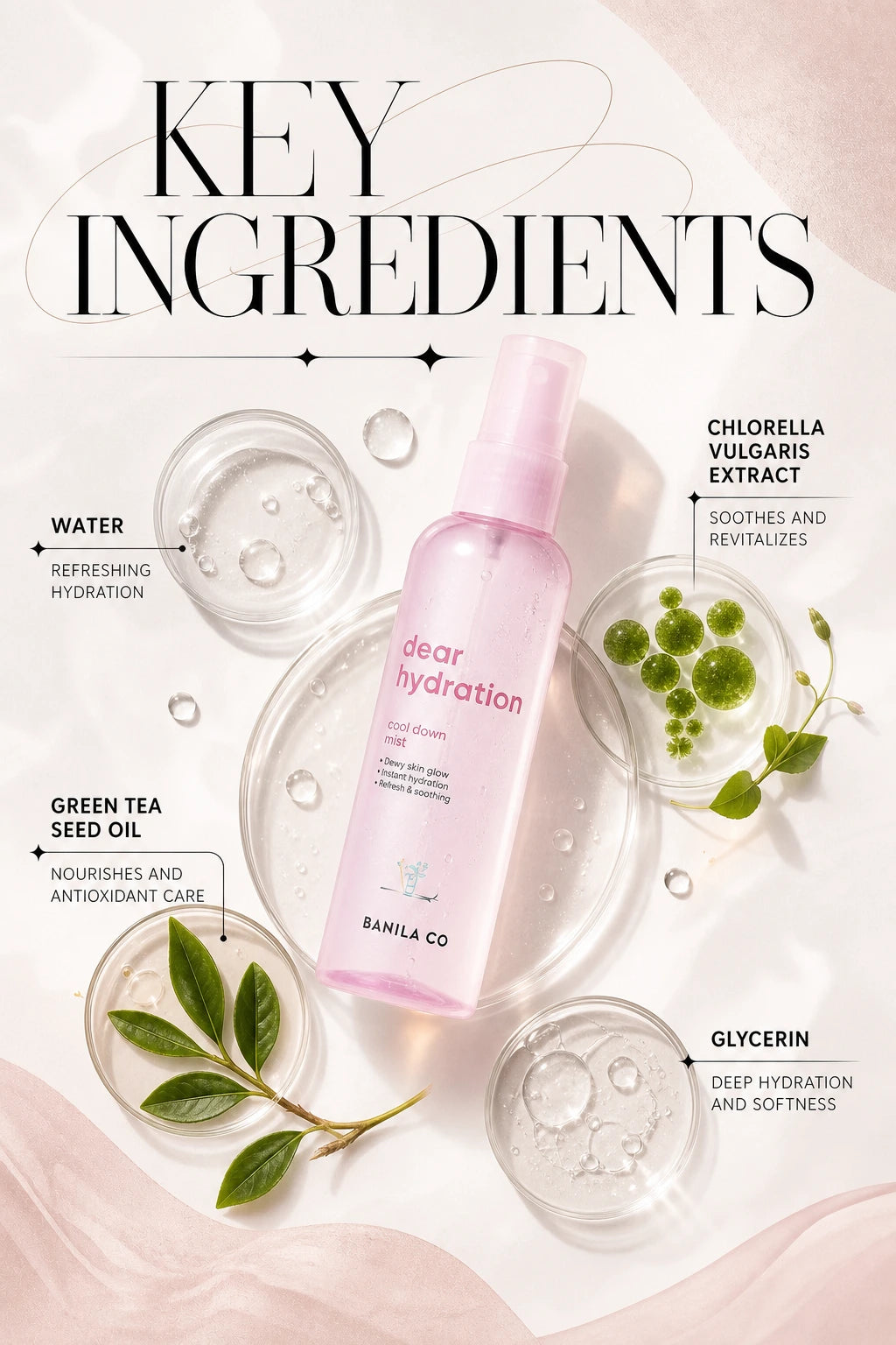 Cooling Hydration Mist for Luminous Skin | Banila Co | Banila Co Cooling Mist - Artisanal Luxury Hydration Spray