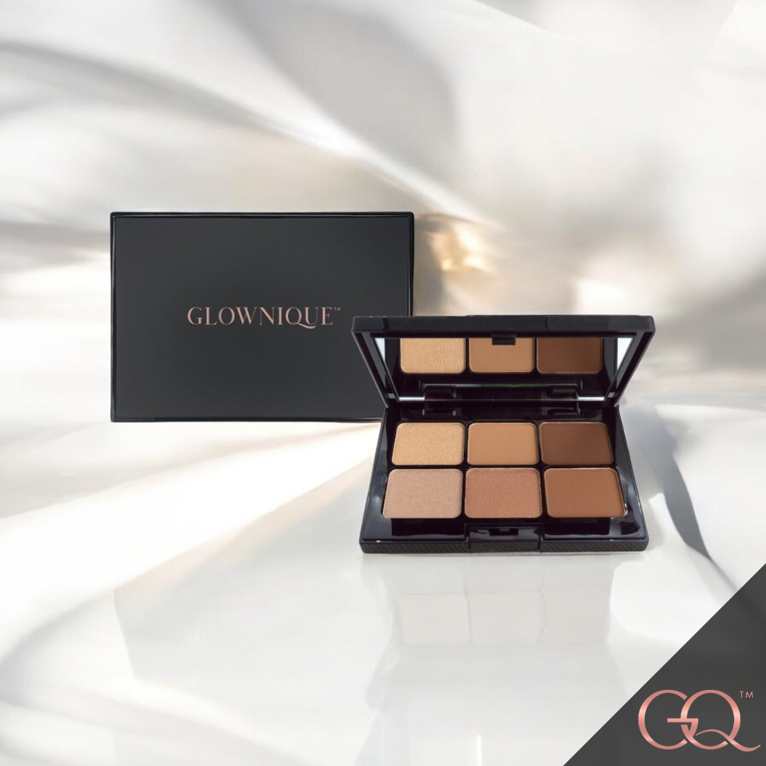 Eyeshadow Palette - Caramel Kiss (12g) | GLOWNIQUE