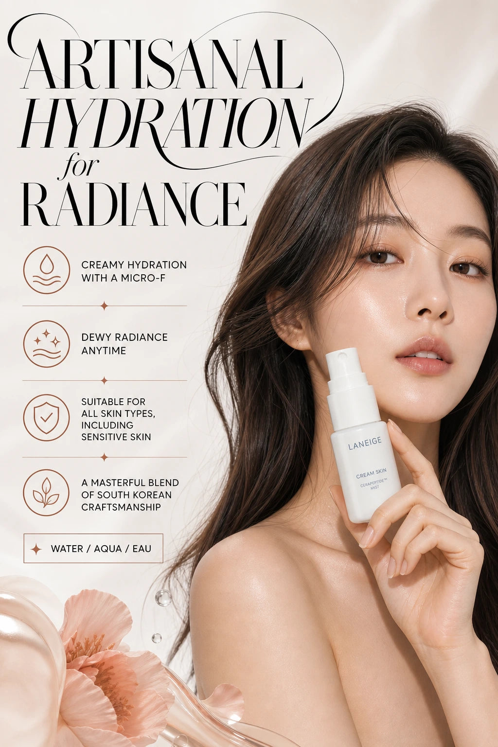 Cream Skin Cerapeptide™ Mist 30ml | LANEIGE | LANEIGE Cream Skin Mist - Artisanal Hydration for Radiance