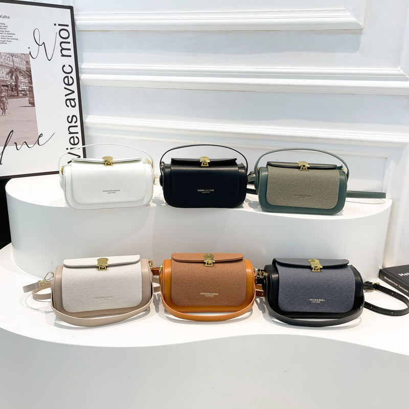 Elegant Minimalist Luxury Small Square Crossbody Bag | ULZZANG BELLA