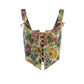 Retro Floral Embroidered Bouquet Waist Vest for Women | ULZZANG BELLA