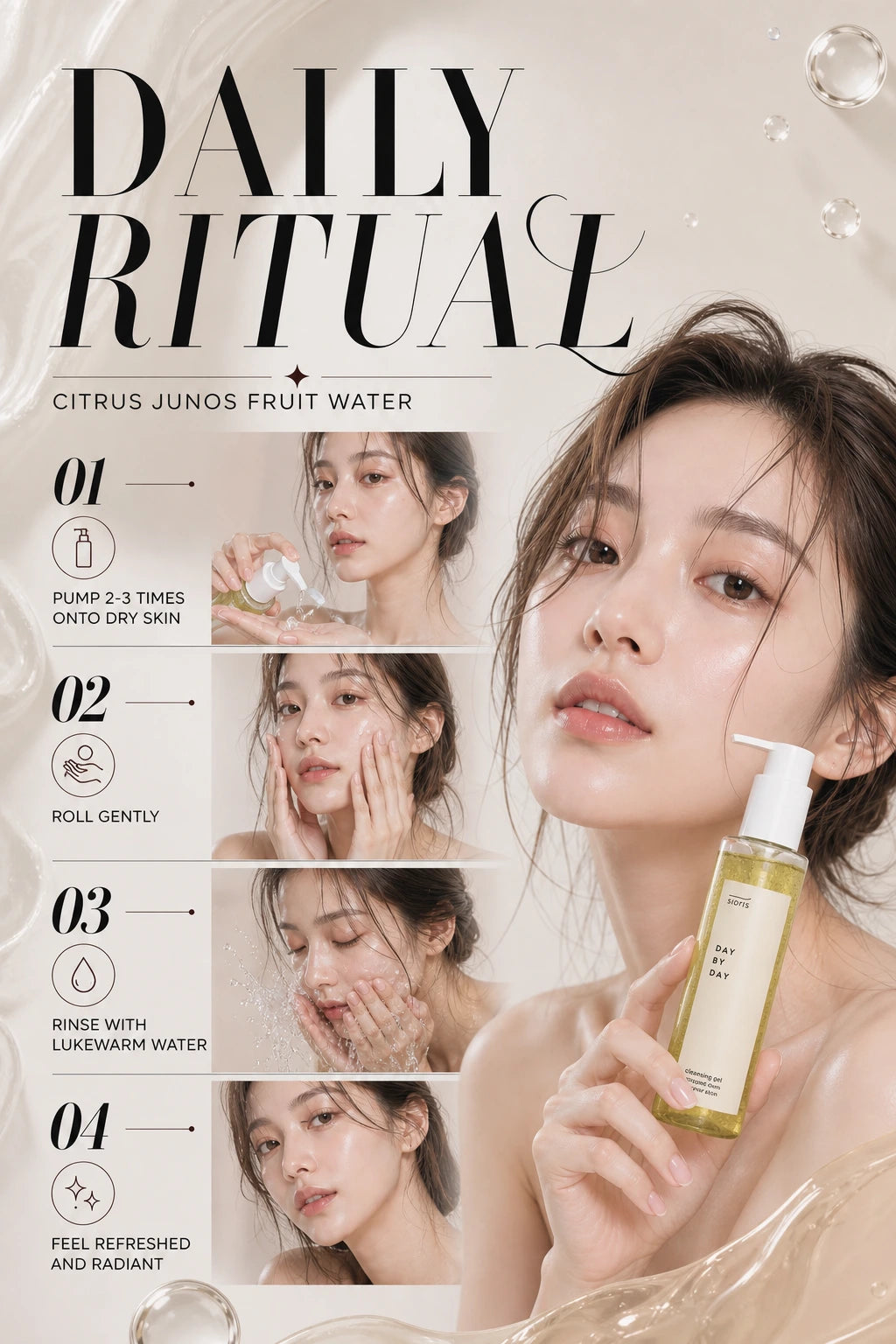 Day by day Cleansing Gel 150ml | SIORIS | SIORIS Cleansing Gel - Artisanal Luxury for Radiant Skin