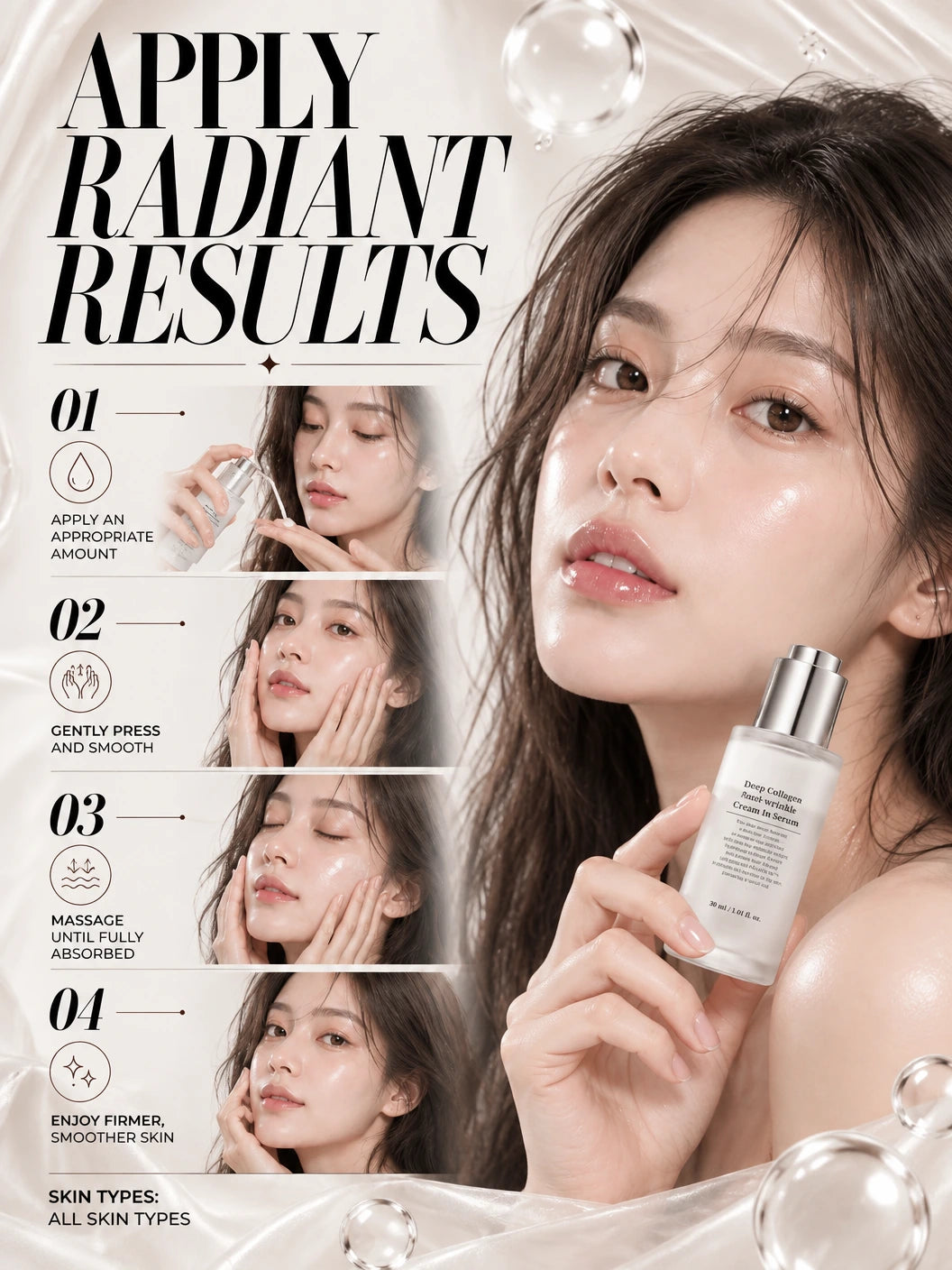 Deep Collagen Anti-Wrinkle Cream In Serum 30ml | Sungboon Editor | Sungboon Editor Deep Collagen Anti-Wrinkle Serum 30ml