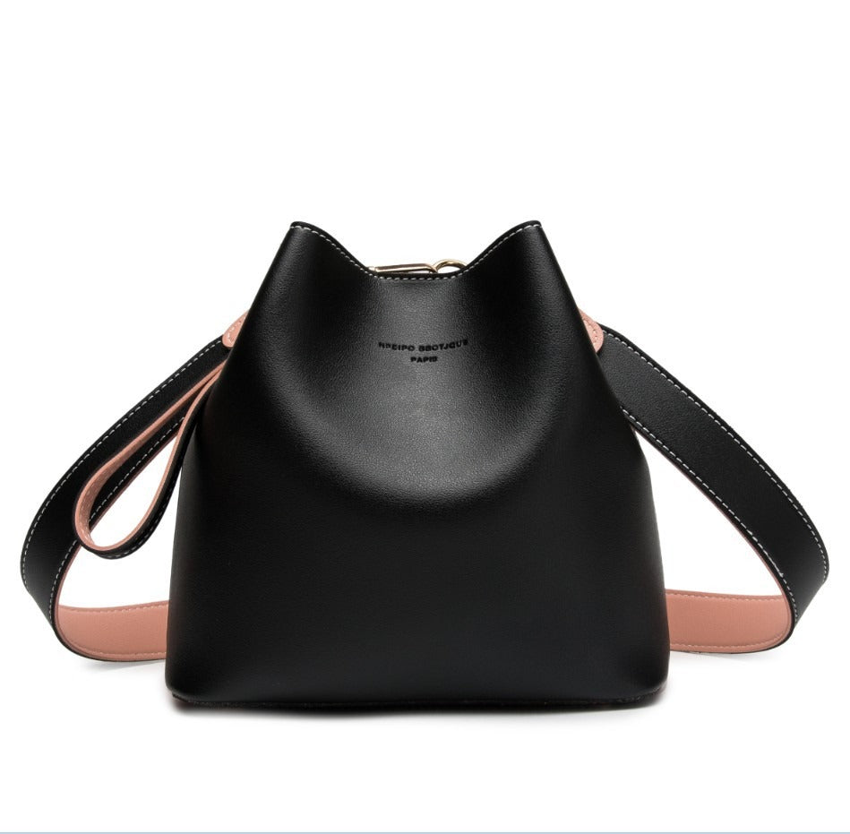 Elegant PU Leather Large Capacity Messenger Bag | ULZZANG BELLA