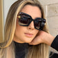 Fashionista Square Sun Shades - Oversized Colorful Sunglasses for Women | ULZZANG BELLA
