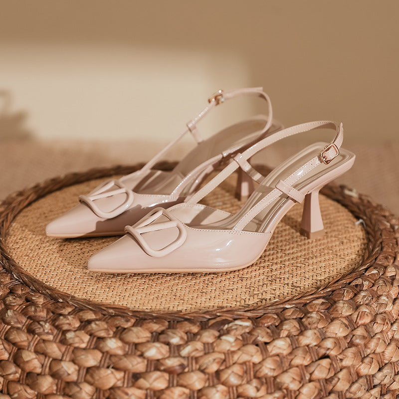 Elegant High-Heeled Slip-On Dress Pumps | ULZZANG BELLA