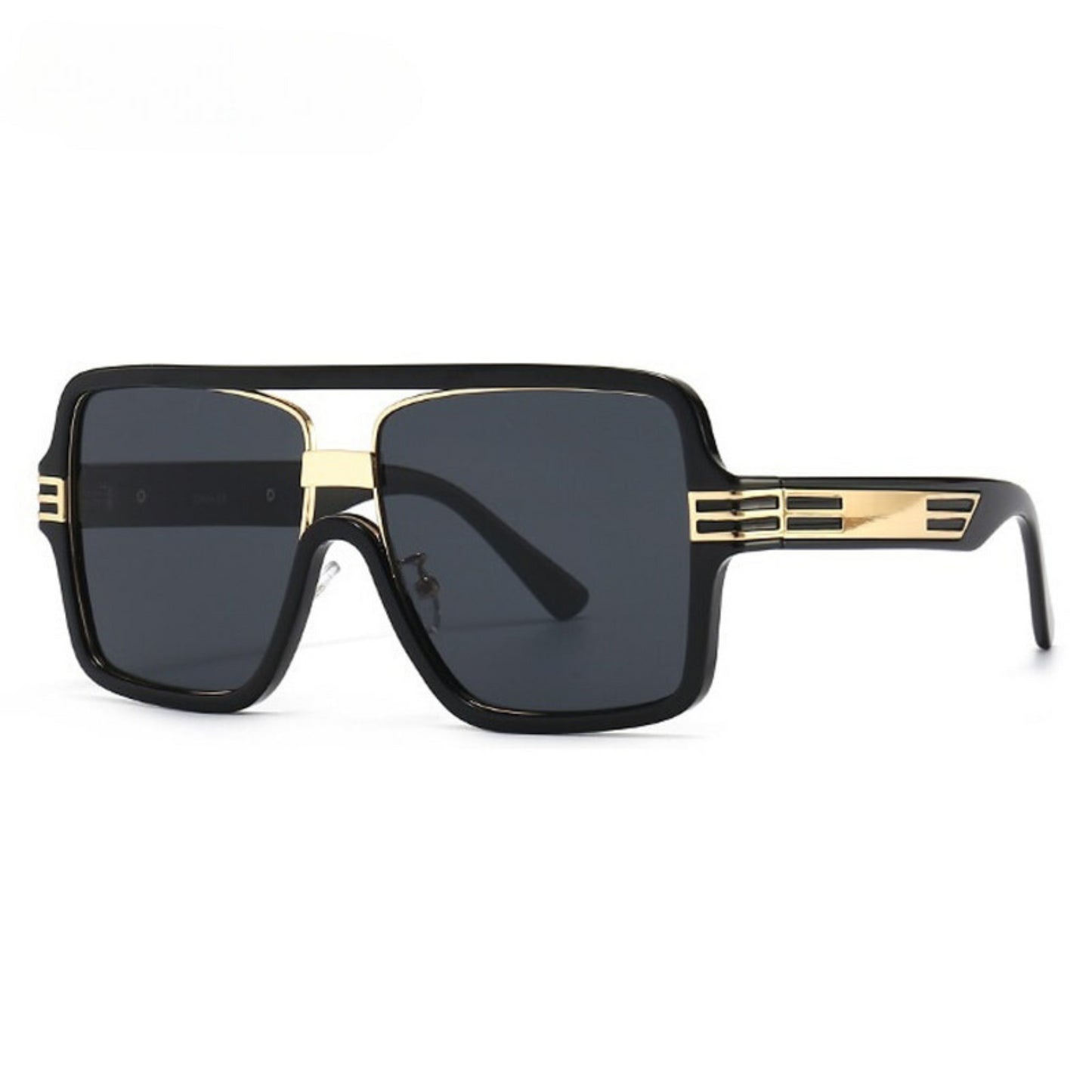 Luxury Oversized Square Sunglasses with Double Bridge for Women | ULZZANG BELLA