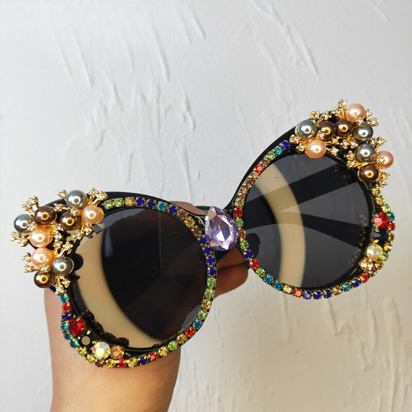 Sparkling Diamond Bling Butterfly Sunglasses for Women | ULZZANG BELLA