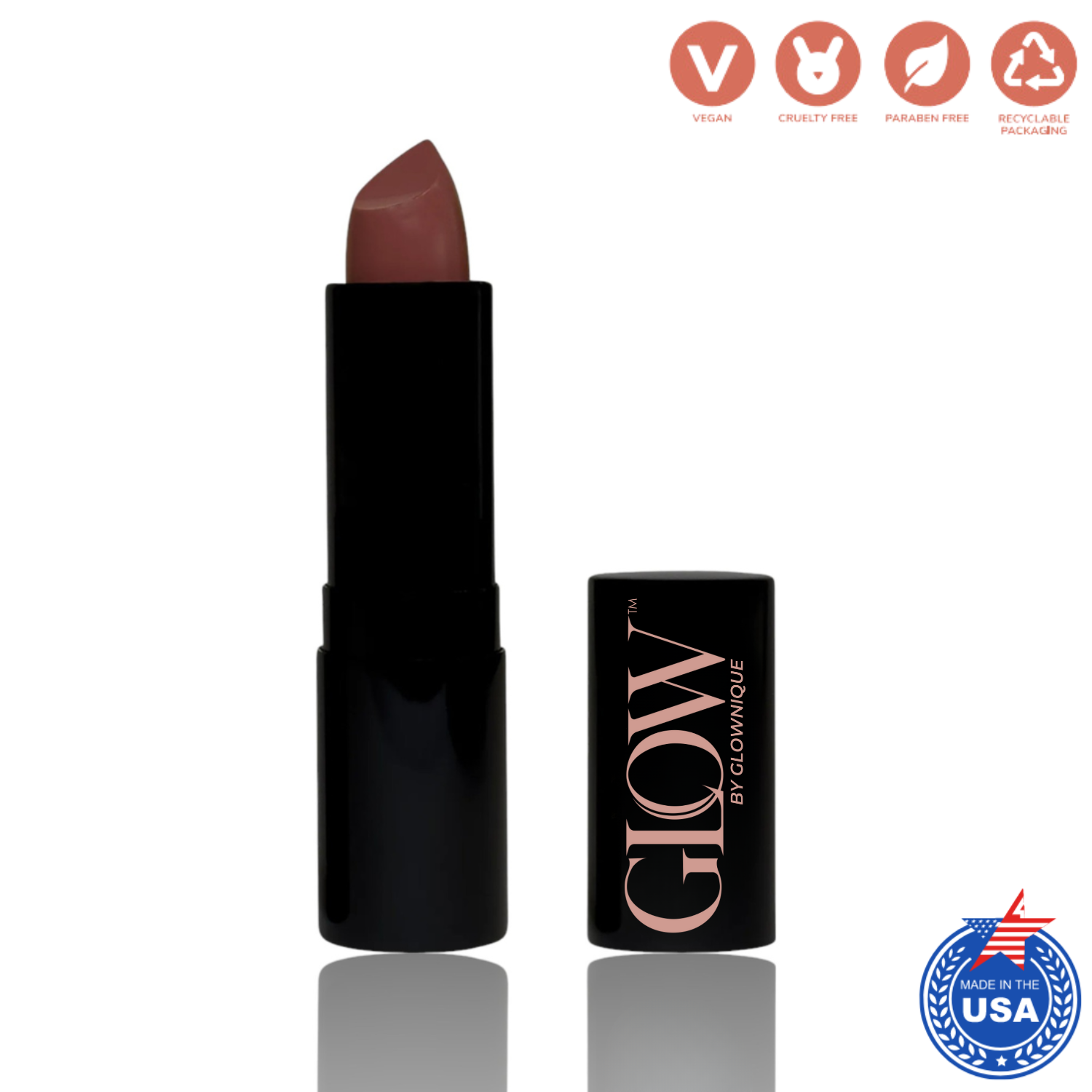 Luxury Matte Lipstick - Melrose (3.4g) | GLOWNIQUE