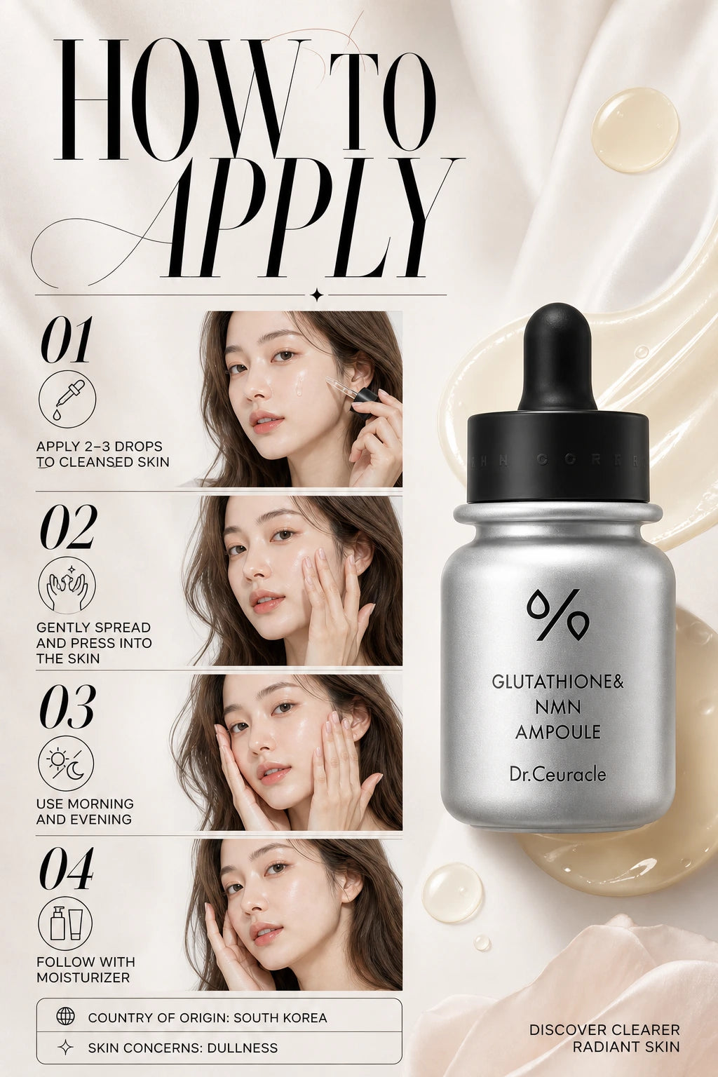 Glutathione & NMN Ampoule 30ml | Dr. Ceuracle | Dr. Ceuracle Glutathione & NMN Ampoule 30ml