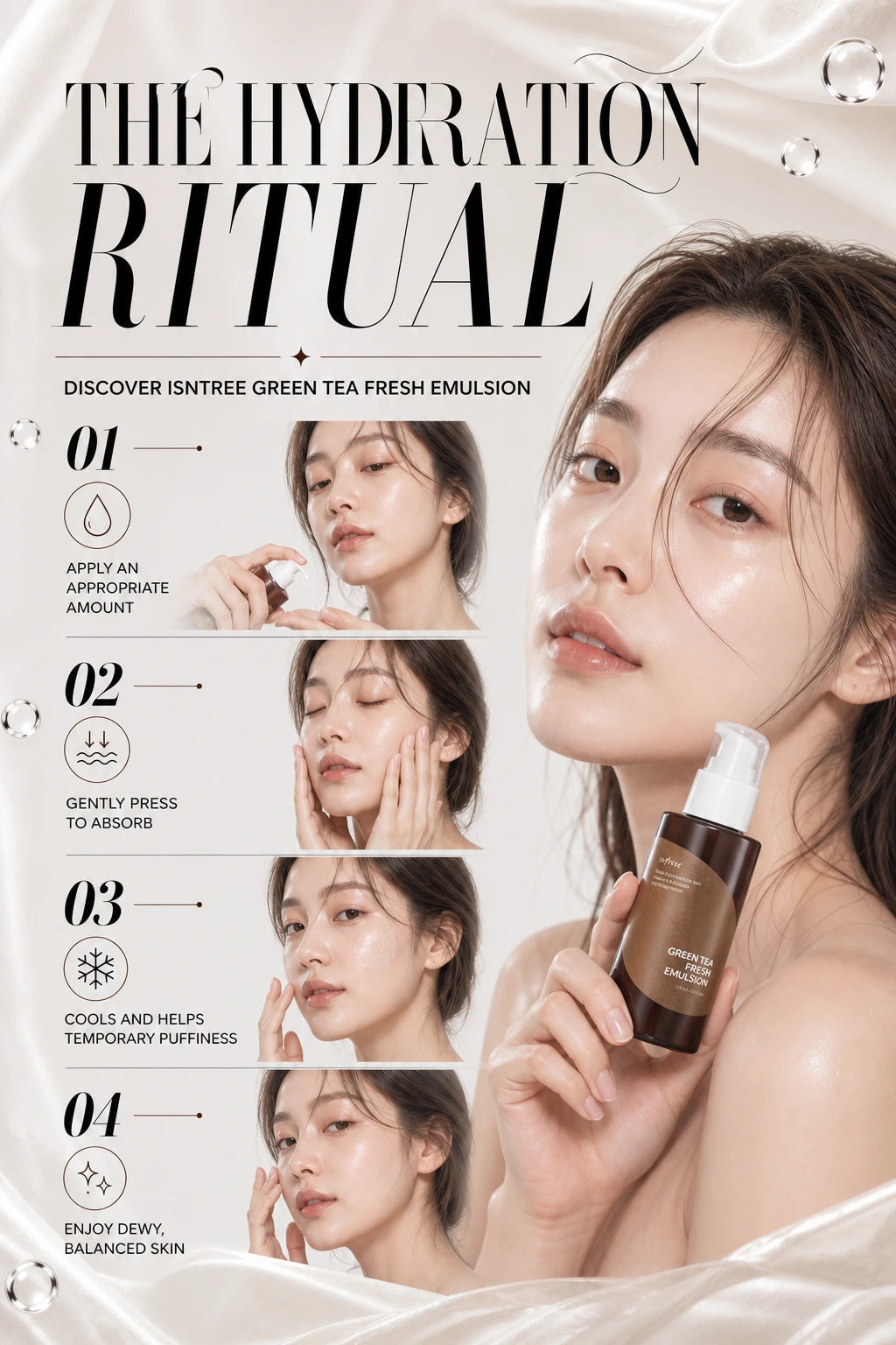 Green Tea Fresh Emulsion 120ml | ISNTREE | ISNTREE Green Tea Fresh Emulsion - Artisanal Hydration Essence