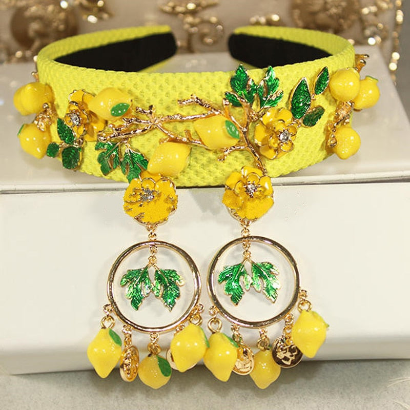 Lemon Blossom Jewelry Accessories and Sunglasses for Women | ULZZANG BELLA