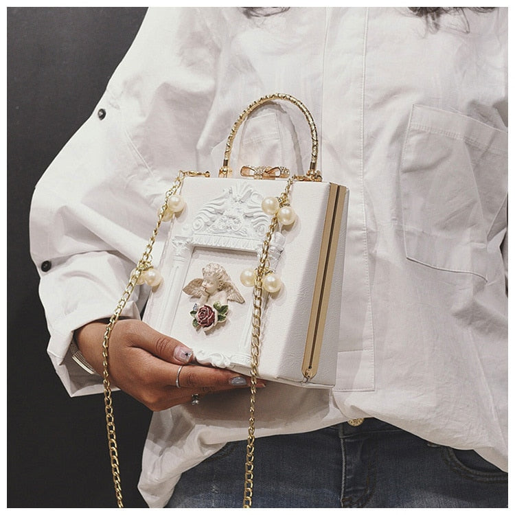 Luxury Divine Elegance Angel Crossbody Handbag for Women | ULZZANG BELLA