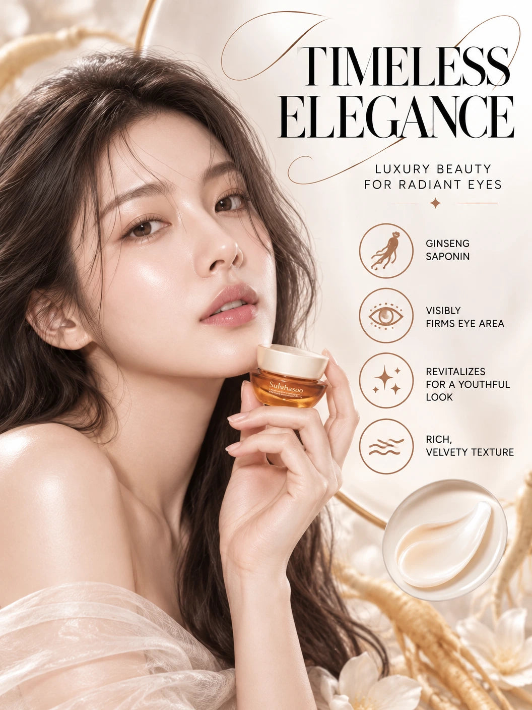Luminous Ginseng Anti-Aging Eye Cream | Sulwhasoo | Sulwhasoo Luminous Ginseng Eye Cream – Artisanal Luxury Care