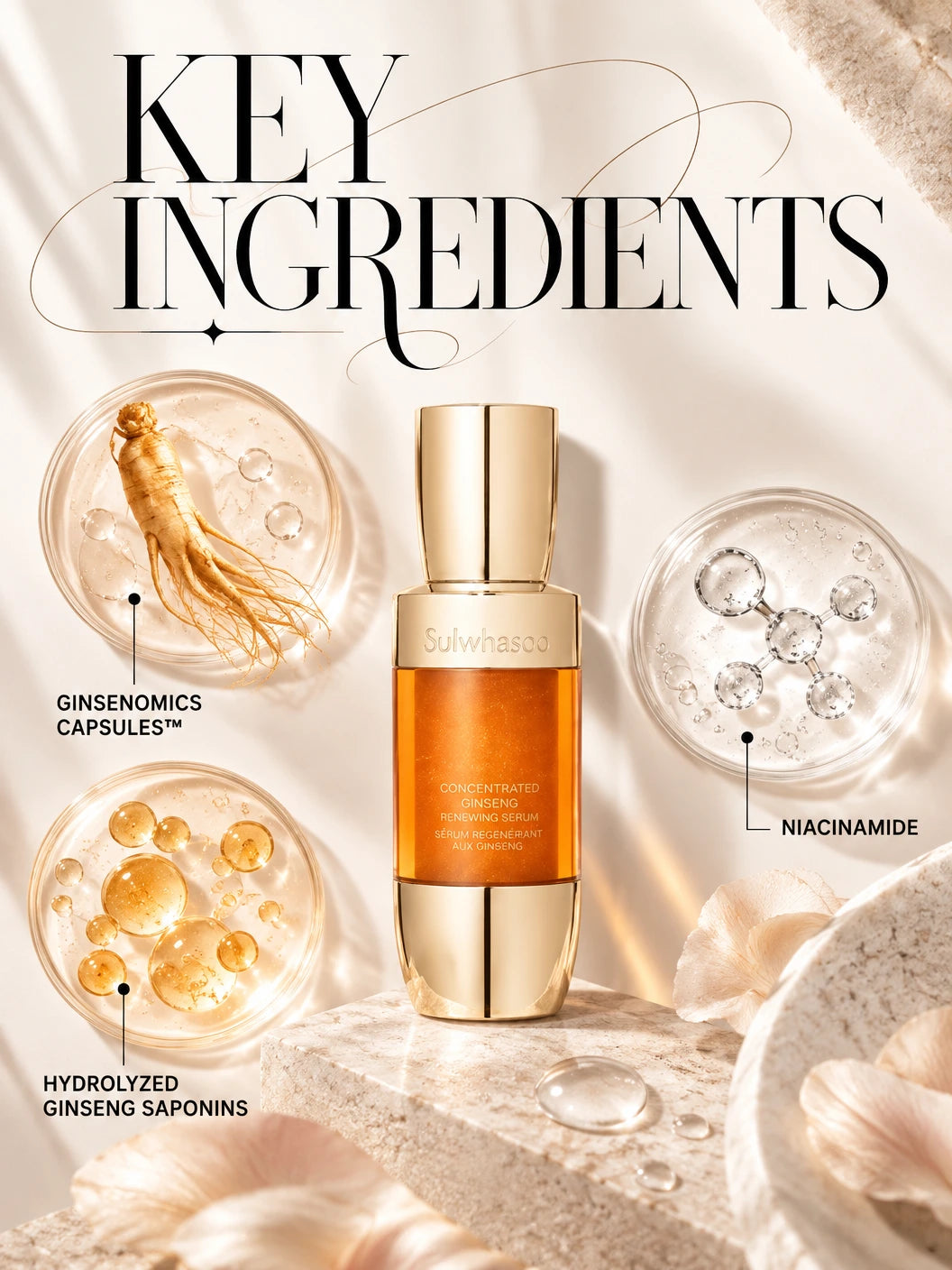 Luminous Ginseng Renewal Serum EX | Sulwhasoo | Sulwhasoo Luminous Ginseng Renewal Serum EX - Artisanal Luxury