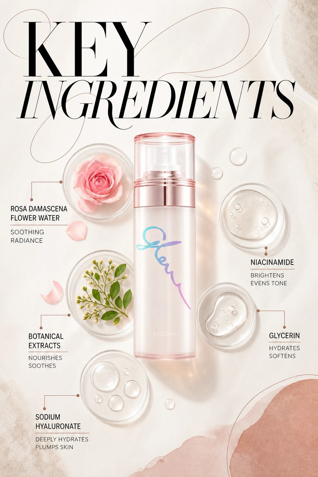 Luminous Glow Balm Mist for Radiant Skin | MISSHA | MISSHA Luminous Glow Balm Mist – Artisanal Hydration Elixir