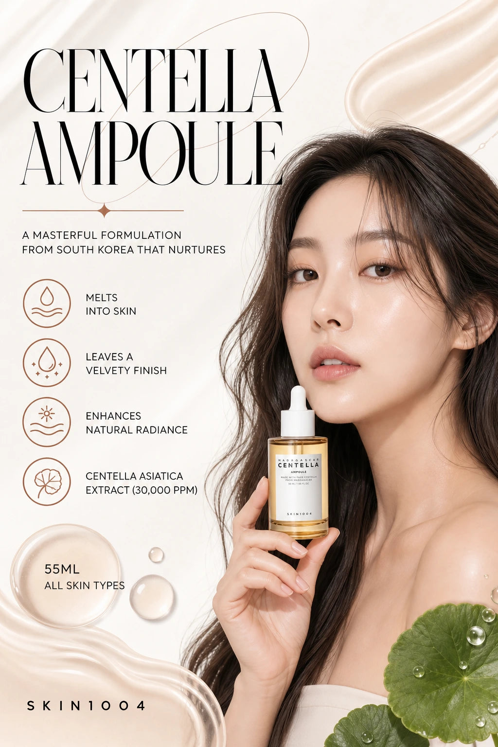 Madagascar Centella Ampoule 55ml | SKIN1004 | SKIN1004 Madagascar Centella Serum - Handcrafted Luxury Elixir